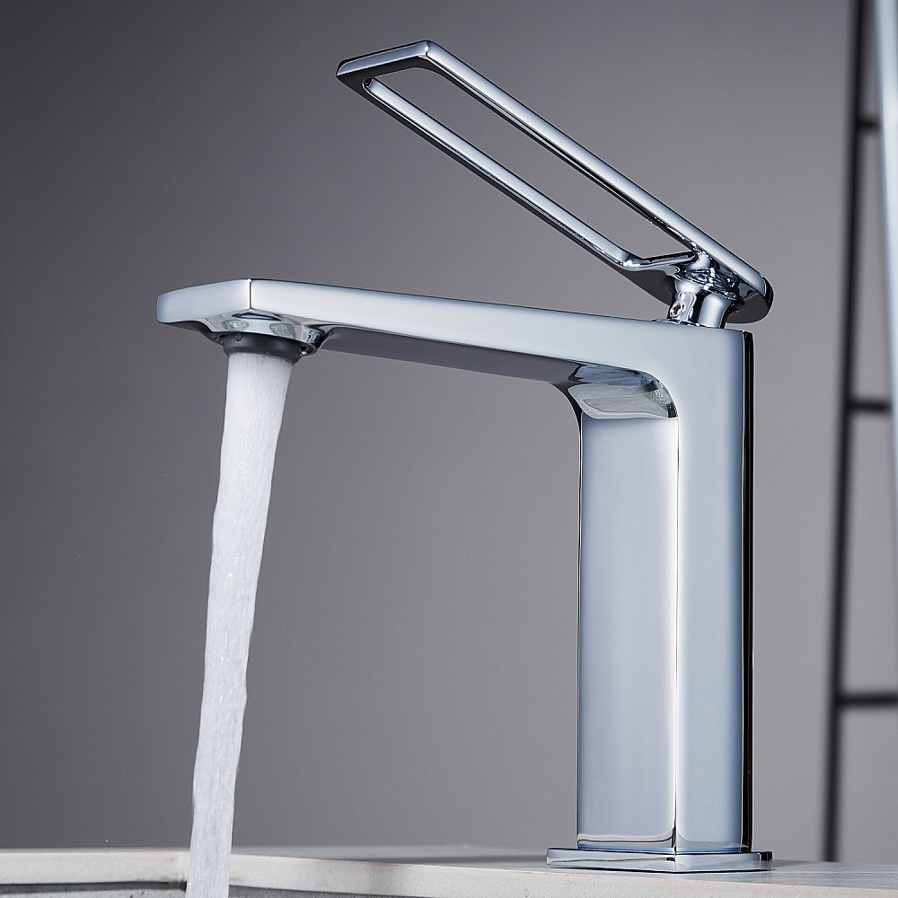 Смеситель для раковины Black&White Universe UK9901С хром купить в интернет-магазине сантехники Sanbest