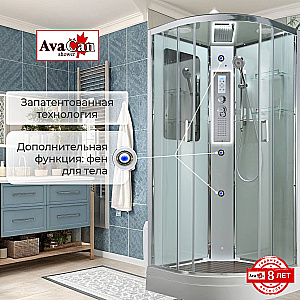 Душевая кабина AvaCan A Серия A2090LED 90х90 с гидромассажем, с подсветкой купить в интернет-магазине Sanbest