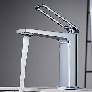 Смеситель для раковины Black&White Universe UK9901С хром купить в интернет-магазине сантехники Sanbest