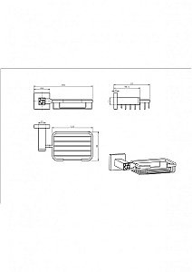 Мыльница CeramaLux Venezia 88605-1 хром купить в интернет-магазине сантехники Sanbest