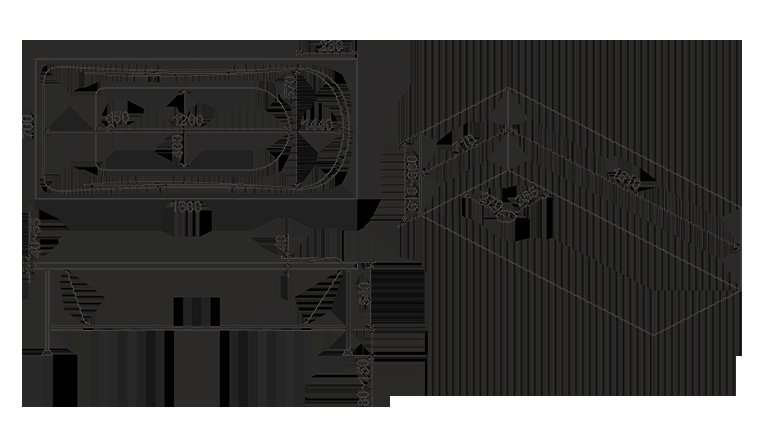 Ванна акриловая BAS Стайл 160x70 купить в интернет-магазине Sanbest
