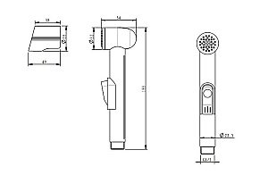 Гигиенический душ Koller Pool SH0532H купить в интернет-магазине сантехники Sanbest