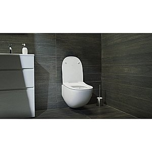 Унитаз с инсталляцией Pestan Fluenta Rimless SET40006661AM безободковый, с крышкой микролифт купить в интернет-магазине Sanbest