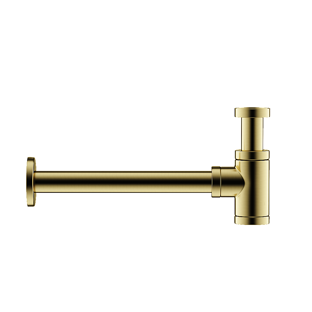 Сифон для раковины Ceramica Nova 70001BG брашированное золото купить в интернет-магазине сантехники Sanbest