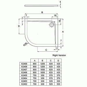 Душевой поддон Ideal Standard Ultra Flat K240801 120x80 купить в интернет-магазине Sanbest