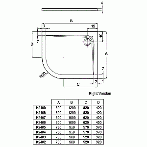Душевой поддон Ideal Standard Ultra Flat K240801 120x80 купить в интернет-магазине Sanbest