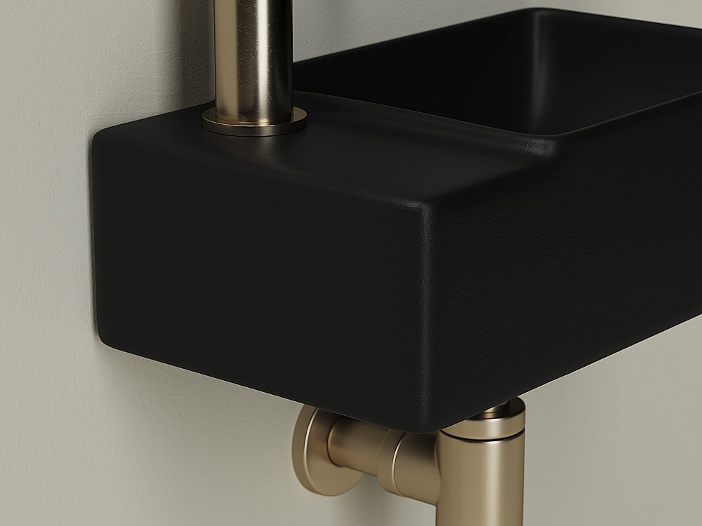 Раковина Ceramica Nova Element 39 CN5046MB черная матовая купить в интернет-магазине Sanbest