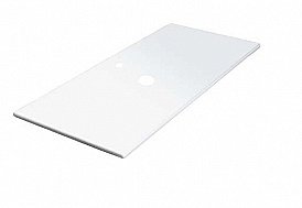 Столешница Armadi Art Vallessi 100 840-100-W белая для ванной в интернет-магазине сантехники Sanbest