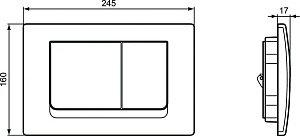 Кнопка для инсталляции Ideal Standard Solea R0108AA купить в интернет-магазине сантехники Sanbest