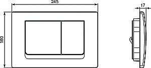 Кнопка для инсталляции Ideal Standard Solea R0108AA купить в интернет-магазине сантехники Sanbest
