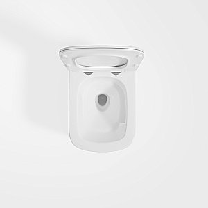 Унитаз подвесной Vincea Ultra VT1-32T белый, с крышкой микролифт, безободковый, слив-торнадо купить в интернет-магазине Sanbest