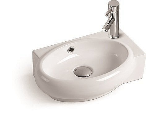 Раковина накладная SantiLine 42 SL-2022 белая купить в интернет-магазине Sanbest