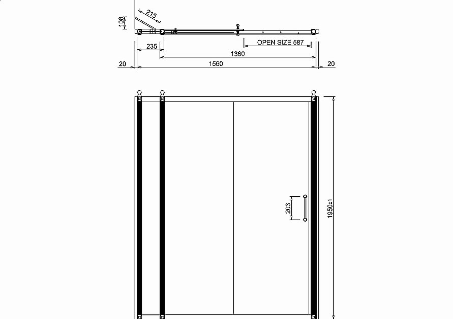 Душевая дверь раздвижная Burlington 160 стекло прозрачное/профиль хром купить в интернет-магазине Sanbest