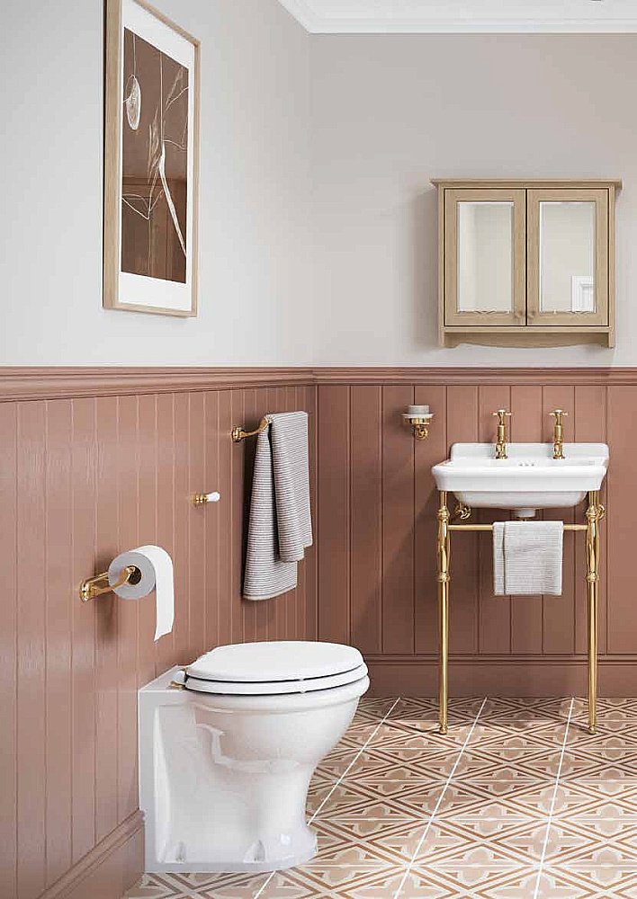 Мыльница Burlington Guild GU005G золото/белая купить в интернет-магазине сантехники Sanbest