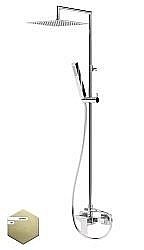 Душевая система Cezares Porta CD-SR золото купить в интернет-магазине сантехники Sanbest