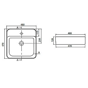 Раковина Allen Brau Liberty 2 48 4.32014.20 белая купить в интернет-магазине Sanbest