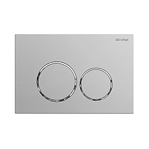 Кнопка для инсталляции Grossman Galaxy 700.K45.01.110.110 хром матовый купить в интернет-магазине сантехники Sanbest