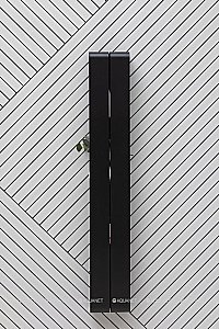 Полка Aquanet Магнум H 20х130 326459 черная матовая купить в интернет-магазине сантехники Sanbest