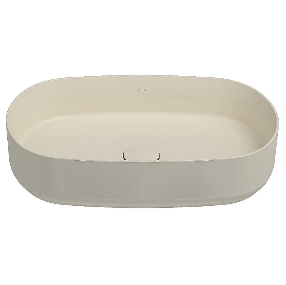 Раковина ISVEA Infinity 55 10NF65055SV-2K слоновая кость матовый купить в интернет-магазине Sanbest