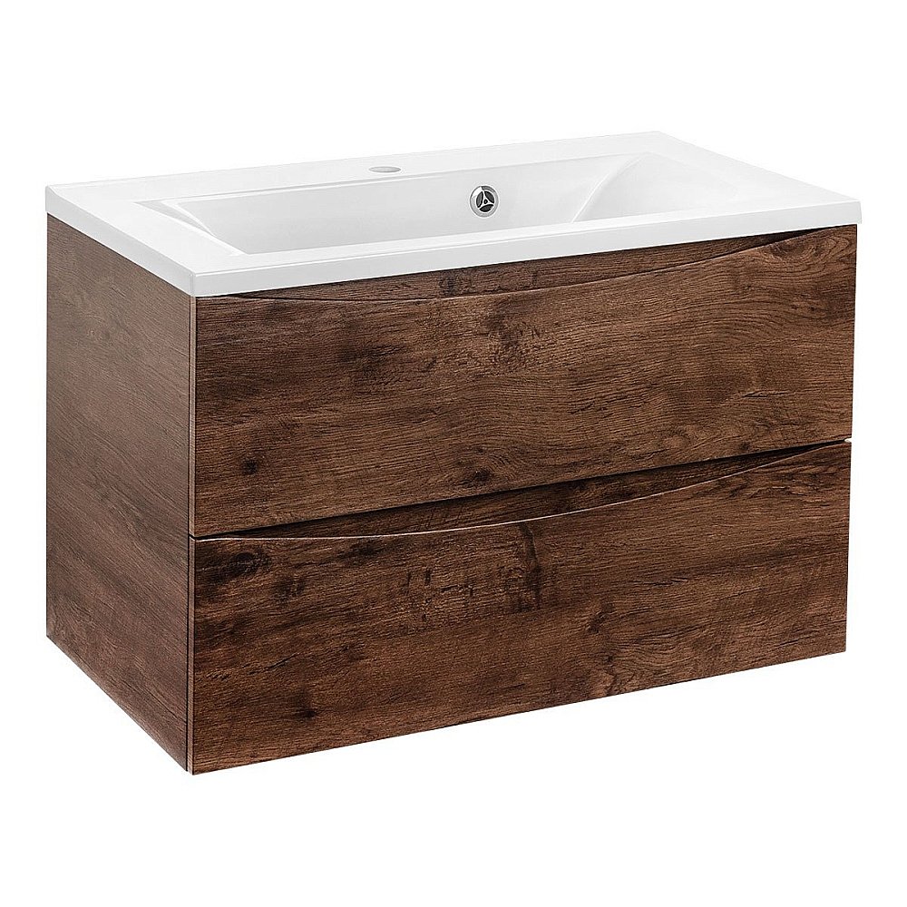 Тумба с раковиной Vincea Mia 800 R.Wood для ванной в интернет-магазине Sanbest
