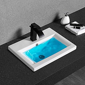 Раковина Ceramalux N 71,5 9393-70 белая купить в интернет-магазине Sanbest