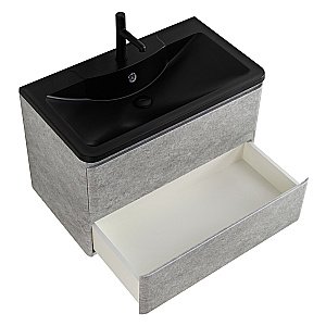Тумба с раковиной BelBagno ALBANO 100 подвесная Cemento Verona Grigio для ванной в интернет-магазине Sanbest