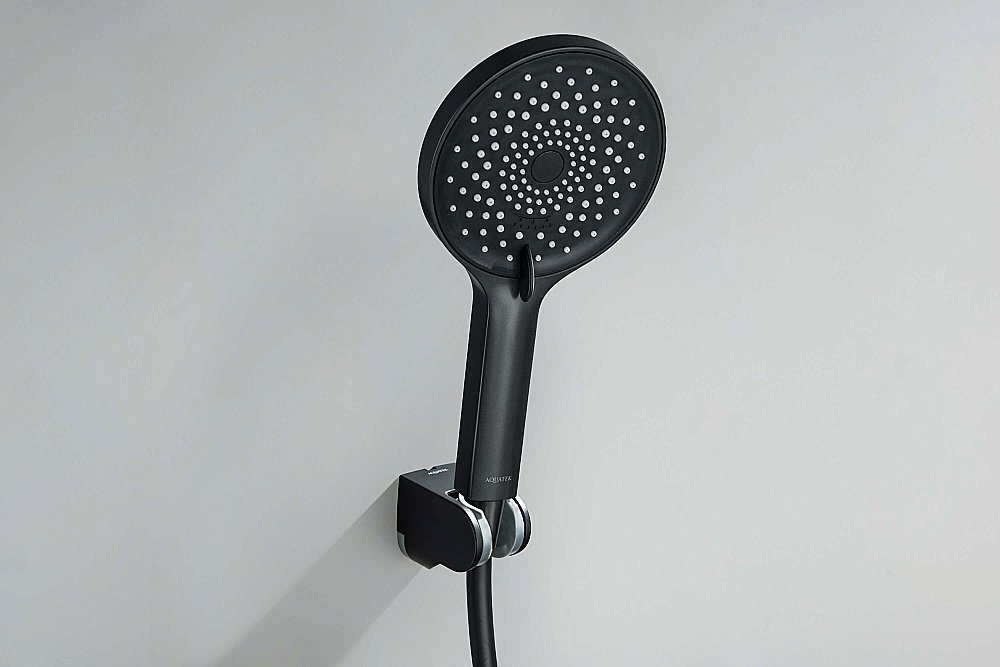 Душевой гарнитур Aquatek Лугано AQ2035MB черный матовый купить в интернет-магазине сантехники Sanbest