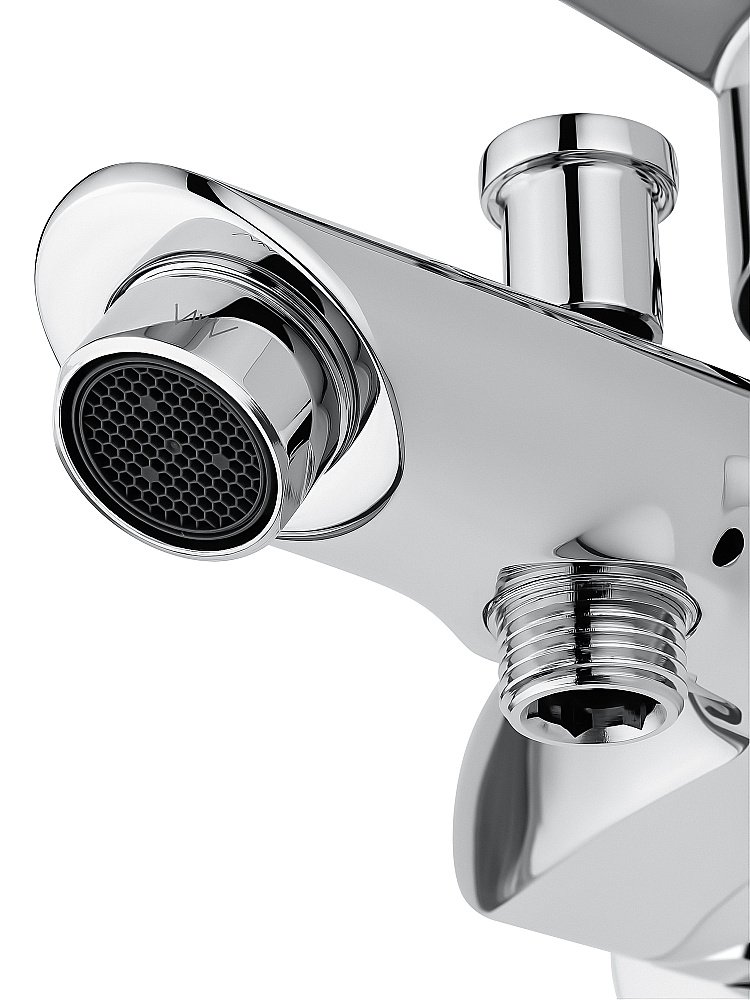 Смеситель для ванны WONZON & WOGHAND BAROQUE, Хром (WW-193101-CR) купить в интернет-магазине сантехники Sanbest