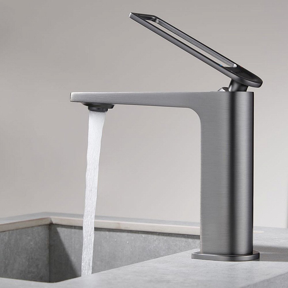 Смеситель для раковины Black&White Universe UK9901MG купить в интернет-магазине сантехники Sanbest