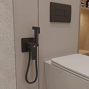 Гигиенический душ Oliveeka D OL-829003-MB черный матовый купить в интернет-магазине сантехники Sanbest