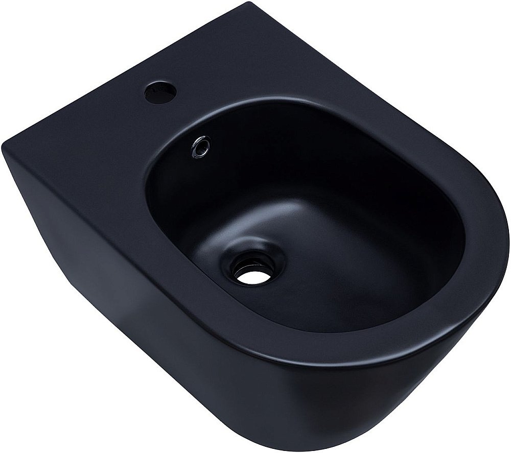 Биде подвесное Aquanet Lake 316464 черный матовый купить в интернет-магазине Sanbest