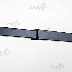 Душевое ограждение AvaCan MB110 MT профиль черный/стекло матовое с рисунком купить в интернет-магазине Sanbest