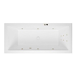 Ванна акриловая EXCELLENT Heaven Slim LINE WAEX.HEV18S.LINE.BR 180x80 белая с гидромассажем купить в интернет-магазине Sanbest