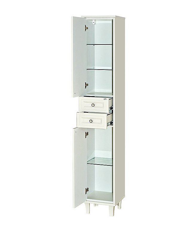 Пенал Misty Шармель 35 светло-бежевый для ванной в интернет-магазине сантехники Sanbest