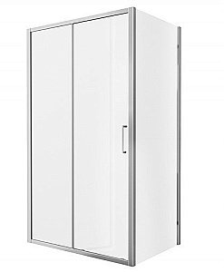 Душевой уголок Bravat LINE BS120.3101A 80х120 стекло прозрачное/профиль хром купить в интернет-магазине Sanbest