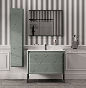 Пенал Allen Brau Paris 35 1.360005.CGM олива матовый для ванной в интернет-магазине сантехники Sanbest