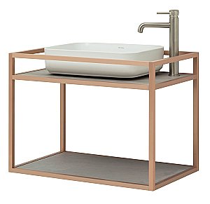 Консоль с раковиной Allen Brau Liberty 75 1.33001.60 медь для ванной в интернет-магазине сантехники Sanbest