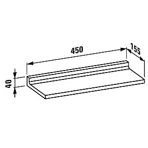 Полка Laufen Kartell 3.8533.0.084.000.1 купить в интернет-магазине сантехники Sanbest