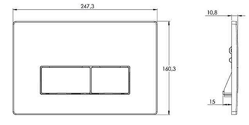 Инсталляция для унитаза Azario AZ-8010-1000 купить в интернет-магазине сантехники Sanbest