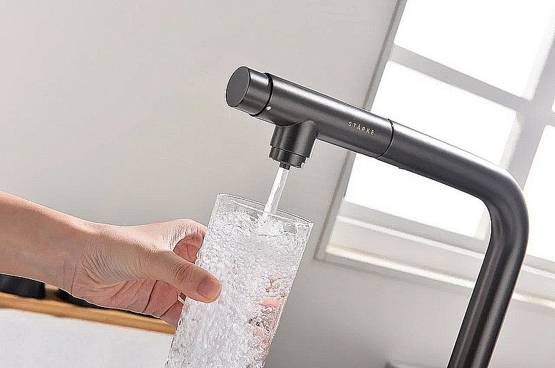 Смеситель для кухни Paulmark Viper Vi213105-GM беретта купить в интернет-магазине сантехники Sanbest