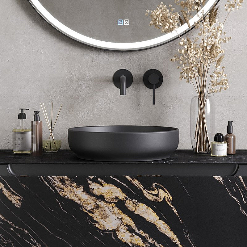 Раковина Cezares 40 CZR-6595-GO серая матовая купить в интернет-магазине Sanbest