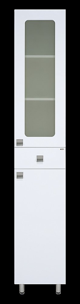 Пенал напольный Misty Урал 35 Э-Ура0503501-01П белый для ванной в интернет-магазине сантехники Sanbest