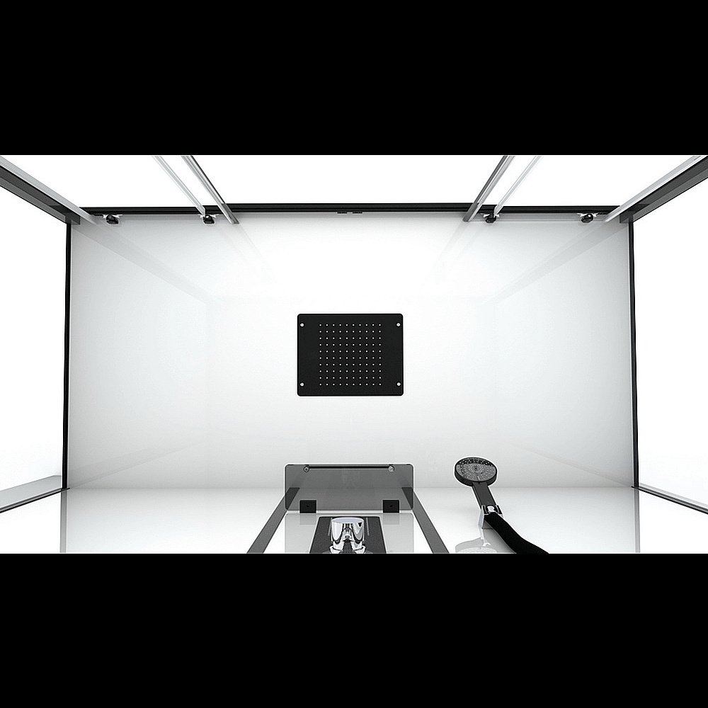 Душевая кабина Black & White Galaxy G8008 115x90 купить в интернет-магазине Sanbest