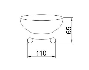 Мыльница Boheme Hermitage 10390 купить в интернет-магазине сантехники Sanbest