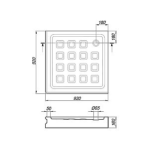Поддон для душа Migliore 90х90 28227 белый купить в интернет-магазине Sanbest