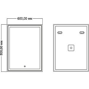 Зеркало Mixline Мелис 545202 60 в ванную от интернет-магазине сантехники Sanbest