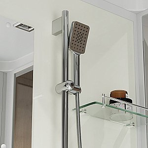 Душевая кабина Niagara Standart ST80/15Q 80х80 стекло прозрачное/профиль белый купить в интернет-магазине Sanbest