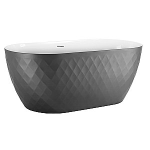 Ванна Black&White Swan 170х78 SB320 Grey серая купить в интернет-магазине Sanbest