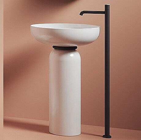 Раковина Artceram JOLIE 50 JOL001 05 00 белая матовая купить в интернет-магазине Sanbest