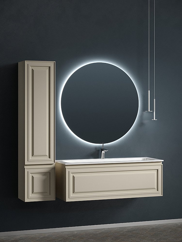 Тумба с раковиной Sancos Very VR120CE Beige Soft для ванной в интернет-магазине Sanbest